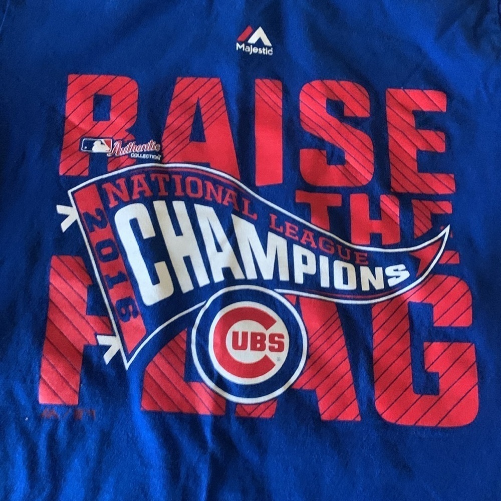 Chicago Cubs 2016 national League Champions TShirt - Picture 2 of 4